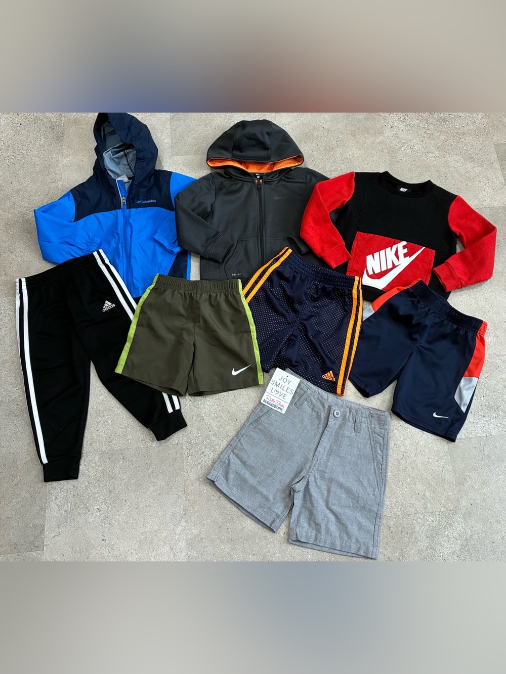 Boys NIKE/COLUMBIA/ADIDAS Shorts..Sweatshirts..Jacket & Jogger Pants Lot, sz 3T